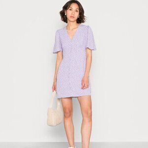 Urban Outfitters Glamorous Floral Button-Up Mini Dress